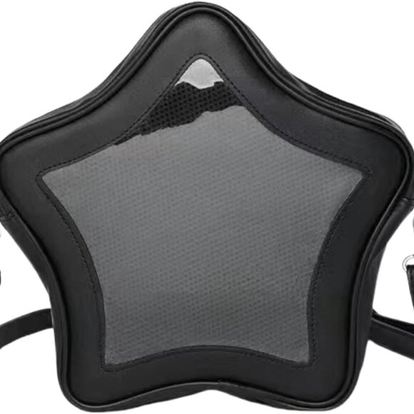 Star Shape PU Leather Backpack Crossbody Y2K Aesthetic Cute Handbag main image 5